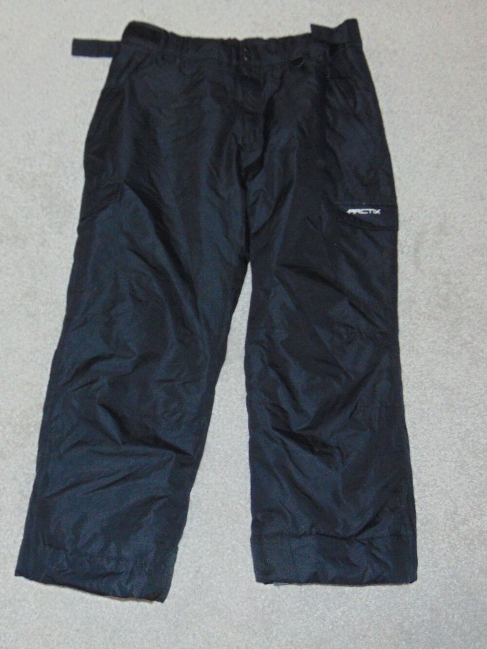 Arctix Men Snow Pants XL 36x28 Black Insulated Ski Outdoor Utility